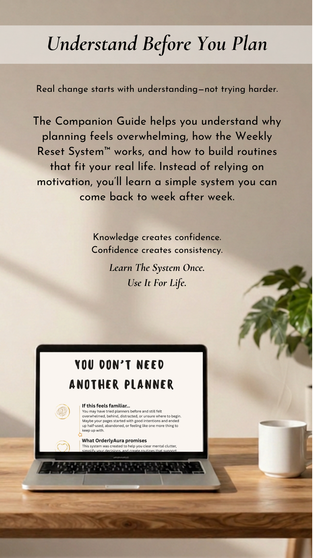 Weekly Reset System: Desk l Digital Planning System