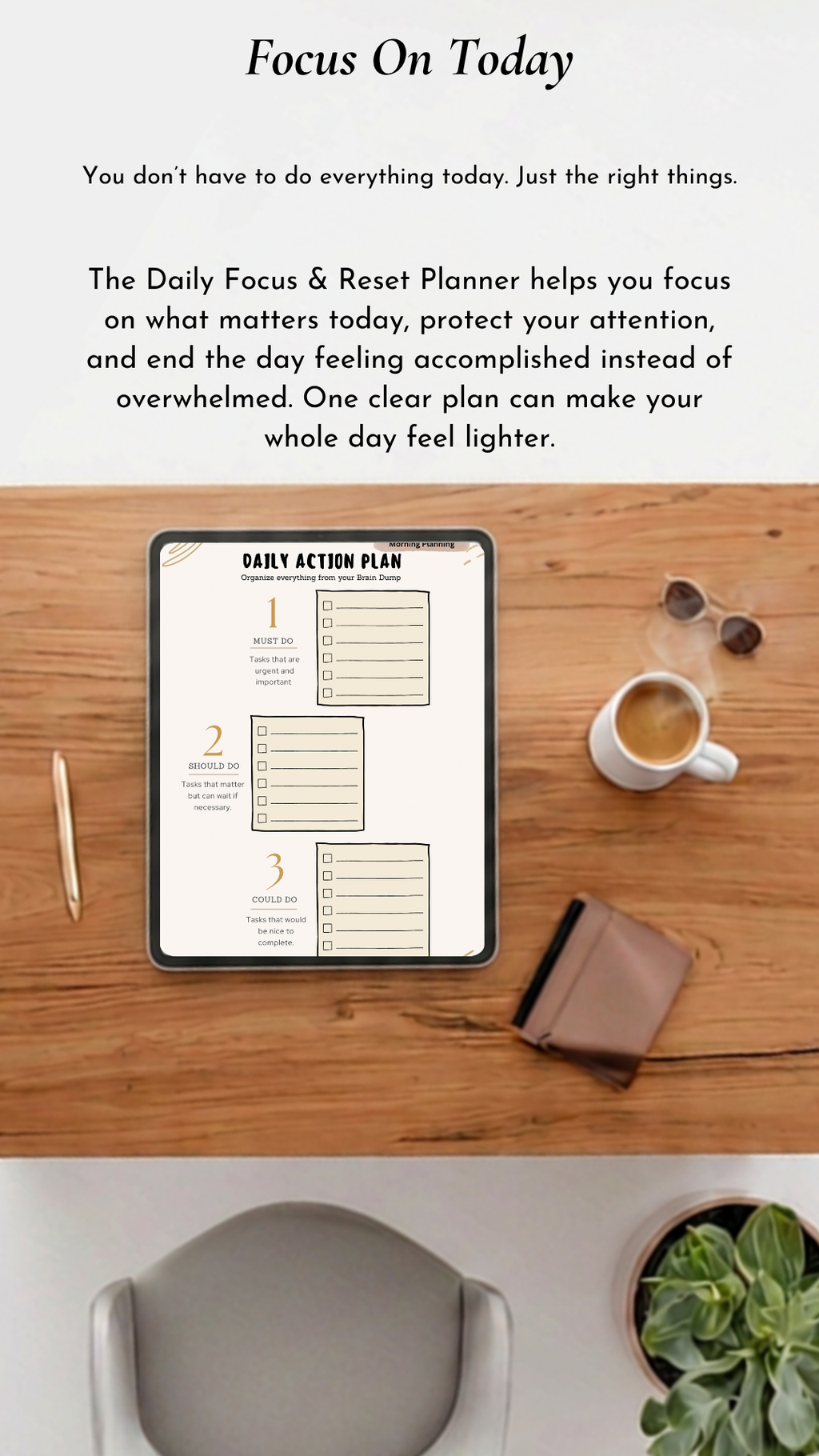 Weekly Reset System: Desk l Digital Planning System
